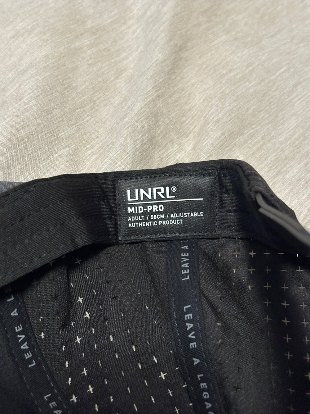 UNRL Script Weekender Mid-Pro Snapback Hat NWOT - Picture 6 of 6
